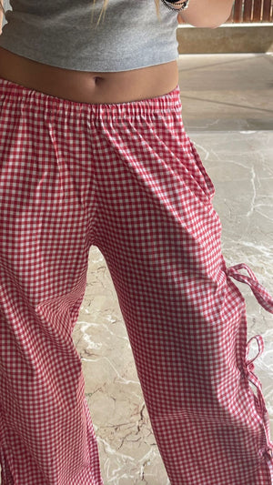 TIED UP LAZY PANTS